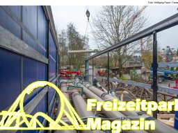 Aufbau des Themenbereichs „Sonnenbucht“ in FANTASIA (Dezember 2024)